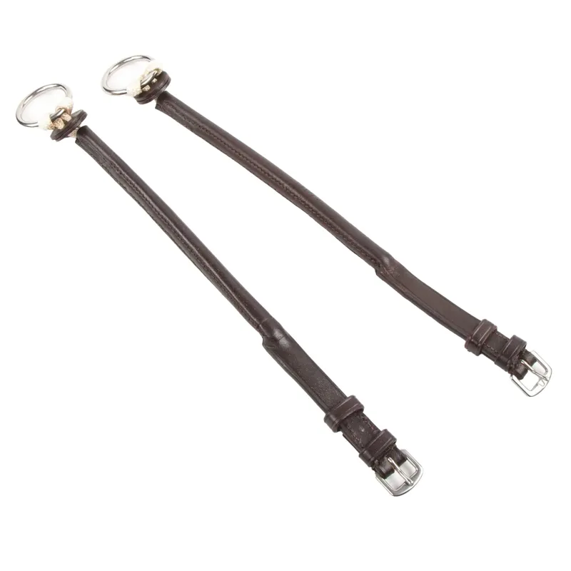 Velociti GARA Leather Gag Cheek Pieces - Havana