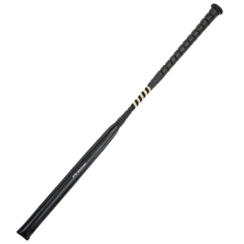 Dever Rider ProCush National Hunt Race Whip - Black/Gold