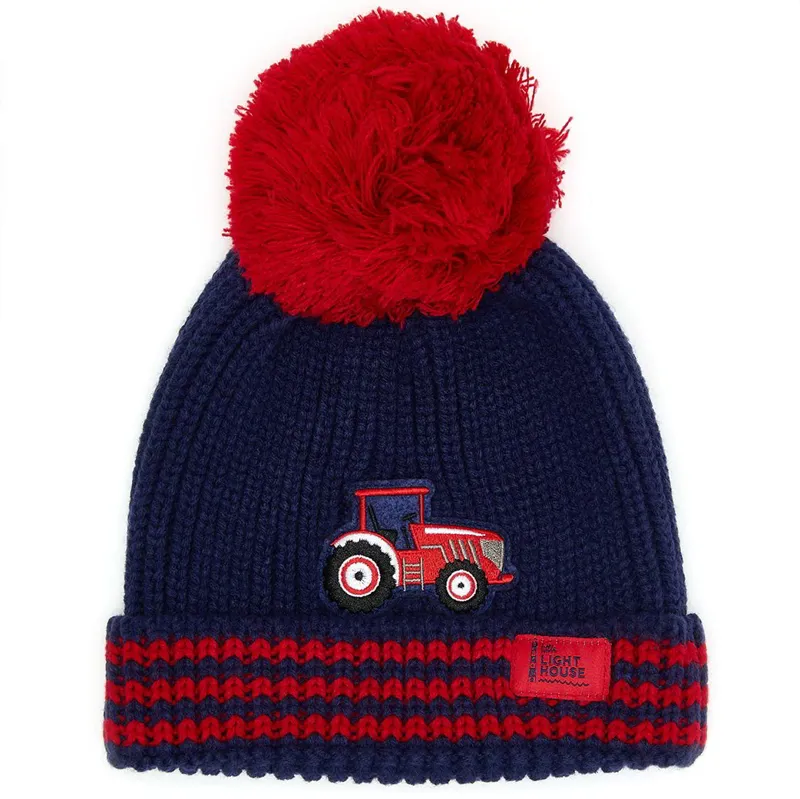 Lighthouse Bobbie Junior Pom-pom Hat - Red Tractor