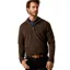 Ariat Country Bolinas 1/2 Zip Men's Sweater - Brown Heather