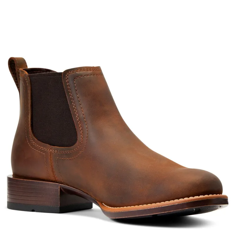 Ariat Men's Booker Ultra Round Toe Western Boots - Distressed Brown-5