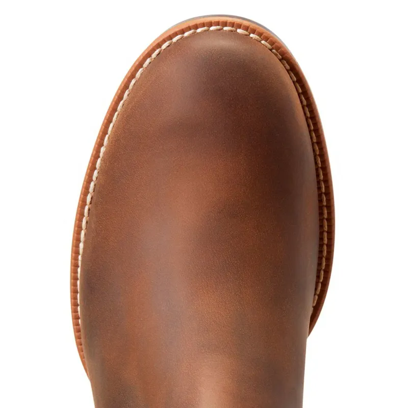 Ariat Men's Booker Ultra Round Toe Western Boots - Distressed Brown-1