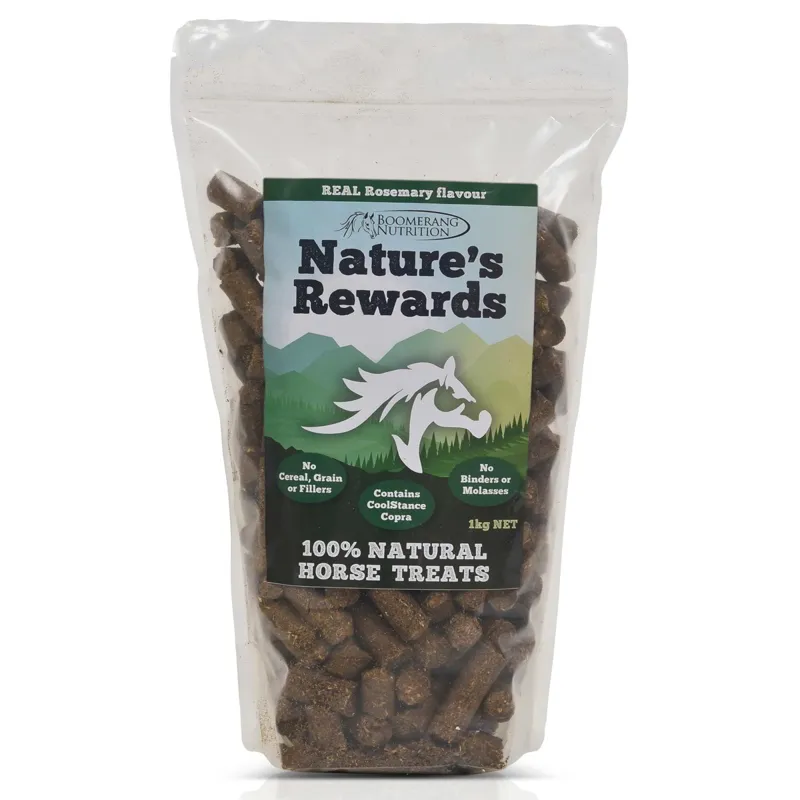Boomerang Nutrition Natures Rewards Horse Treats - Rosemary