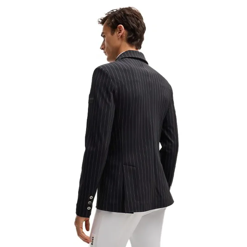 BOSS Equestrian Allen Men's Pinstripe Show Jacket - Black-2
