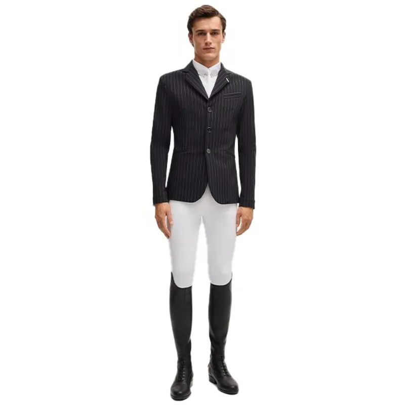 BOSS Equestrian Allen Men's Pinstripe Show Jacket - Black-5