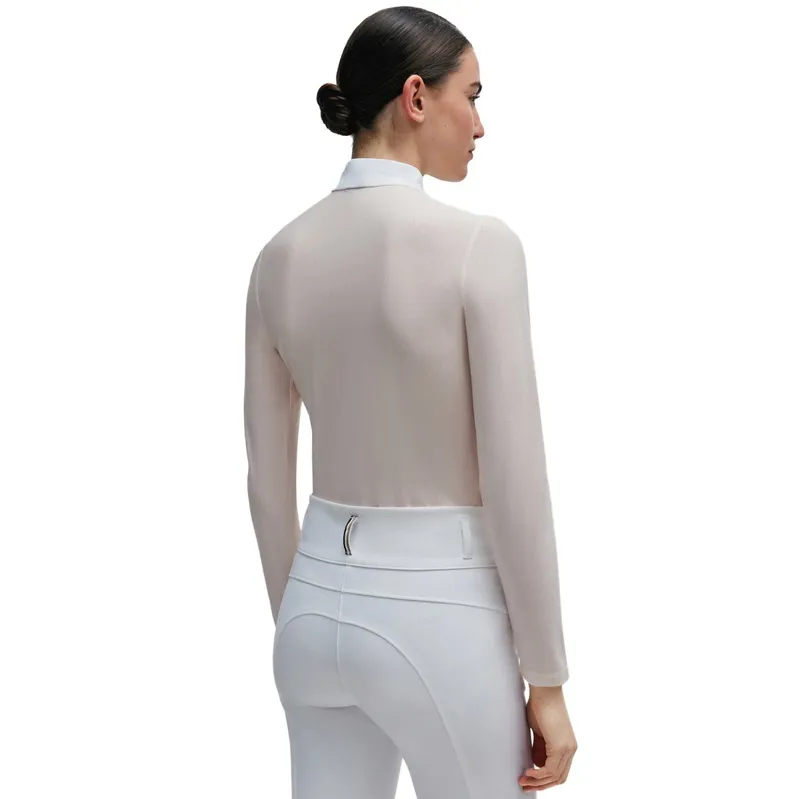 BOSS Equestrian Lina Womens Show Shirt - Peach Nougat-1