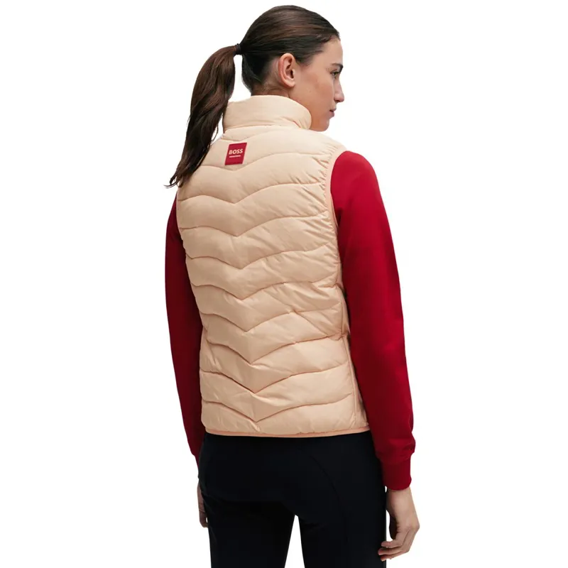 BOSS Equestrian Lynn Ladies Puffer Vest - Peach Nougat-1