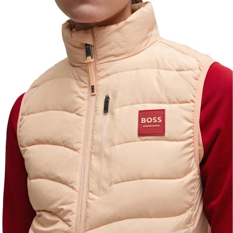 BOSS Equestrian Lynn Ladies Puffer Vest - Peach Nougat-2