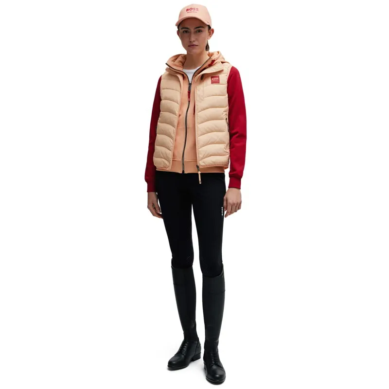BOSS Equestrian Lynn Ladies Puffer Vest - Peach Nougat-4