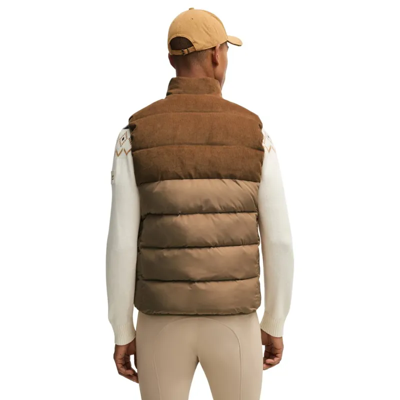 BOSS Equestrian Arthur Cord Mens Puffer Vest - Camel-5