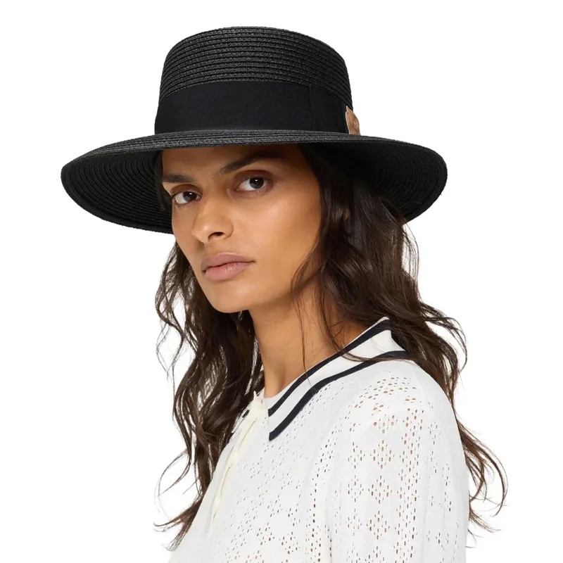 BOSS Equestrian Women's Boater Hat - Black
