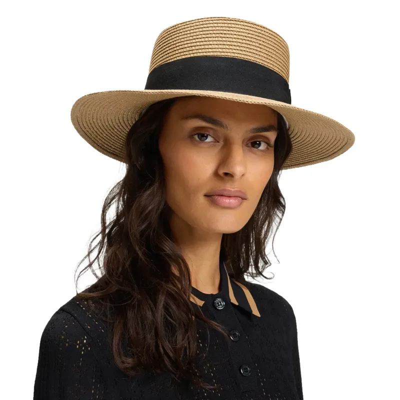 BOSS Equestrian Women's Boater Hat - Camel