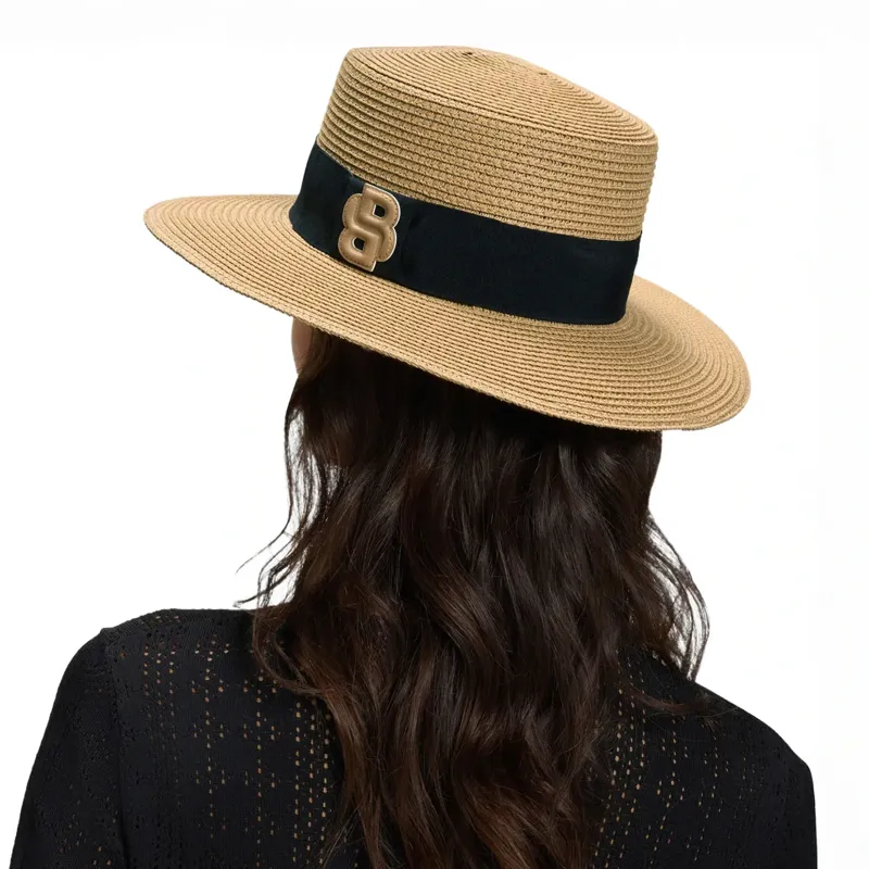 BOSS Equestrian Women's Boater Hat - Camel-2