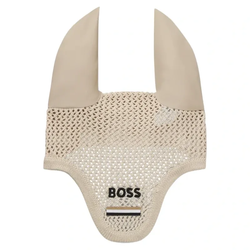 BOSS Equestrian Calgary Fly Bonnet - Pumice