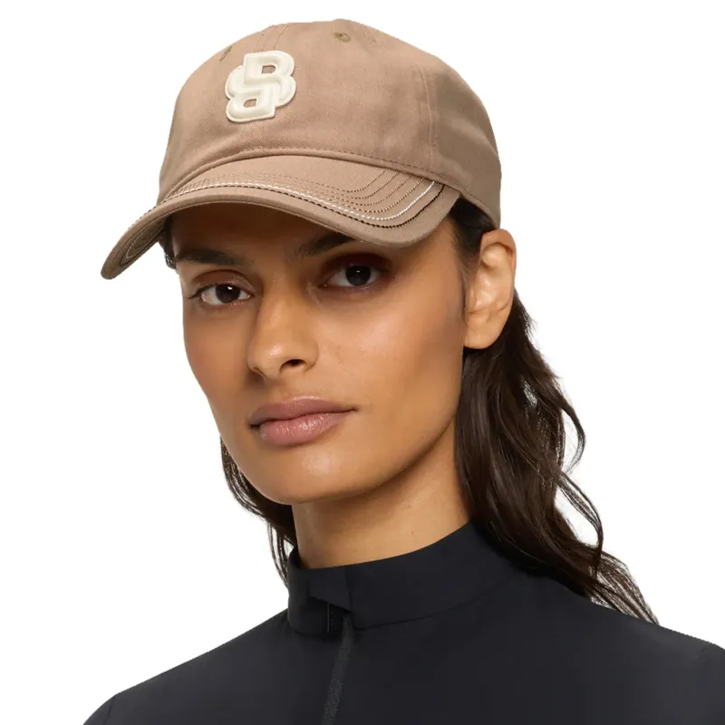 BOSS Equestrian Leather Cap - Camel-2