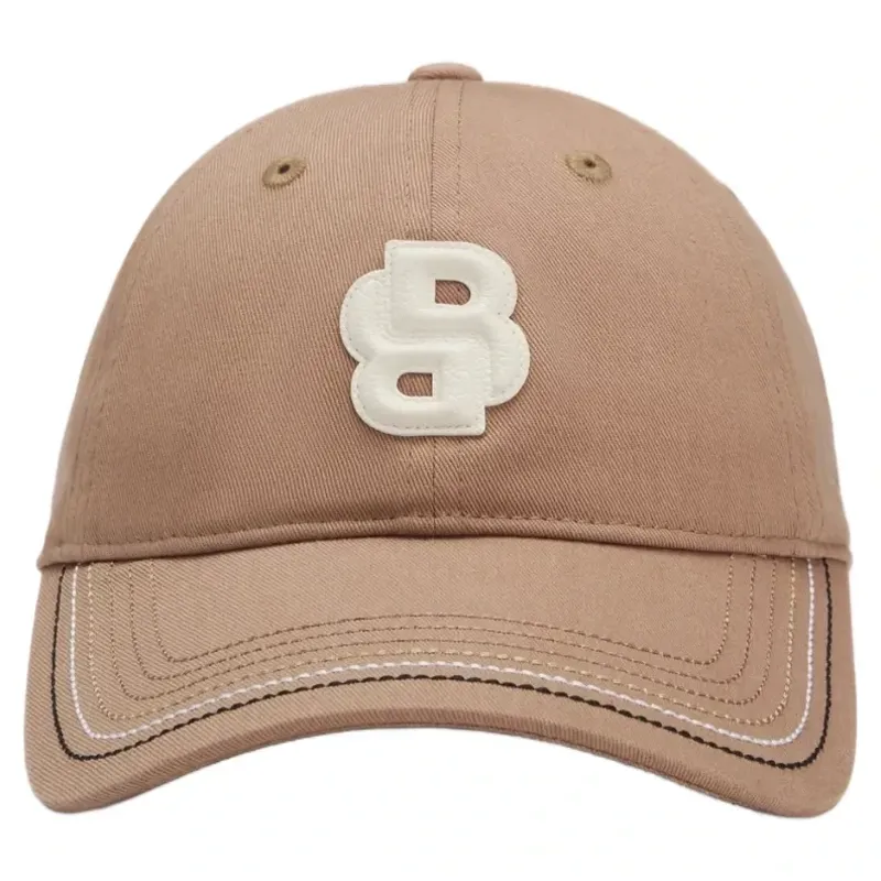 BOSS Equestrian Leather Cap - Camel-3