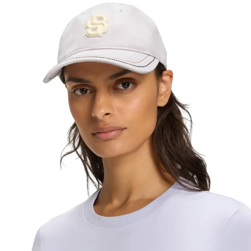 BOSS Equestrian Leather Cap - Orchid-1