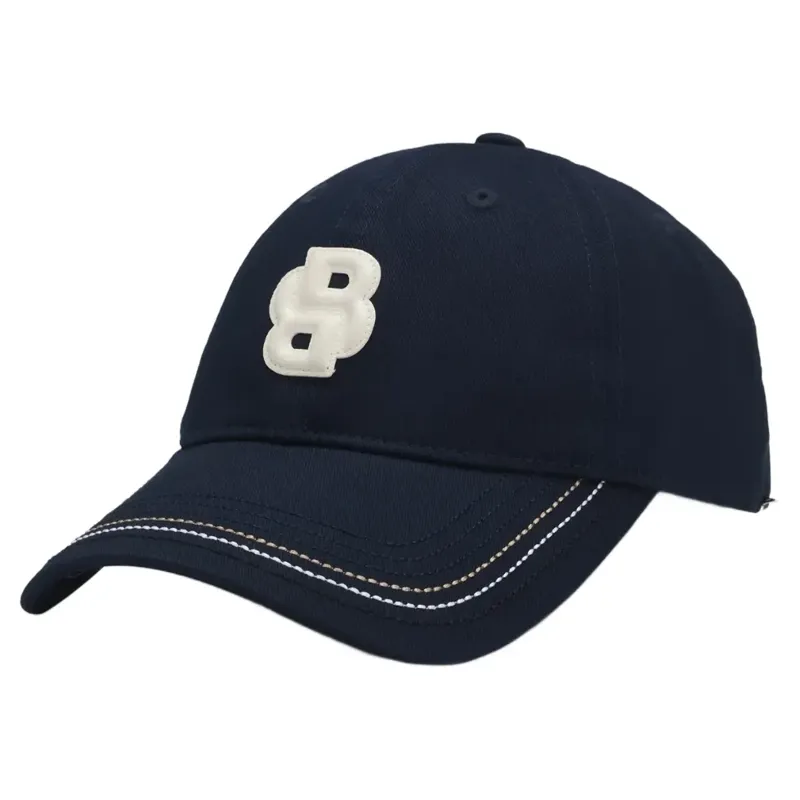 BOSS Equestrian Leather Cap - Sky Captain
