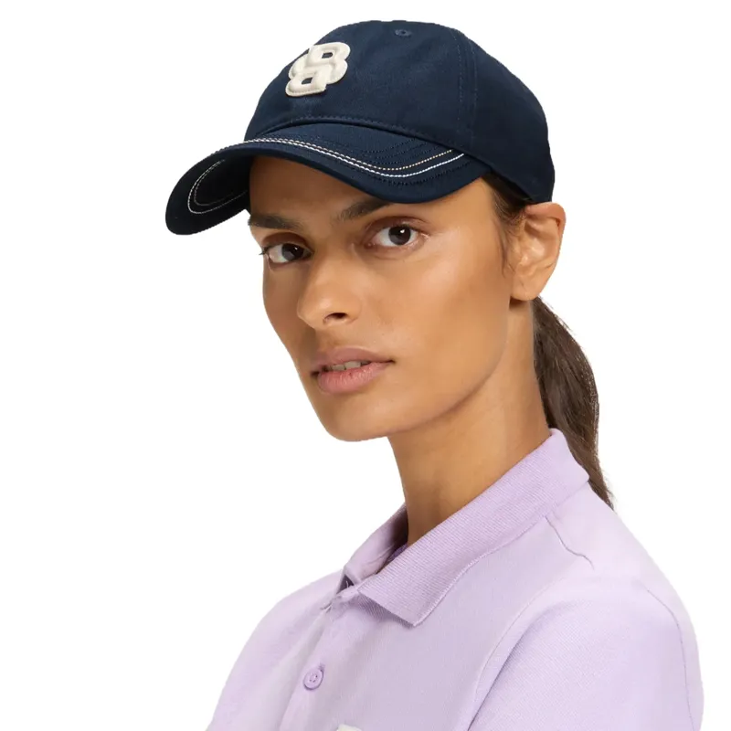 BOSS Equestrian Leather Cap - Sky Captain-1