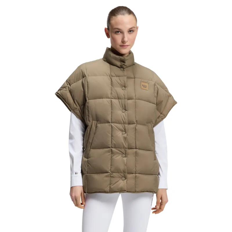 BOSS Equestrian Demi Women's Puffer Cape - Walnut