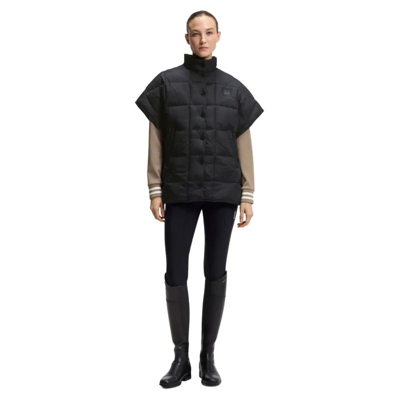 BOSS Equestrian Demi Women's Puffer Cape - Black-3