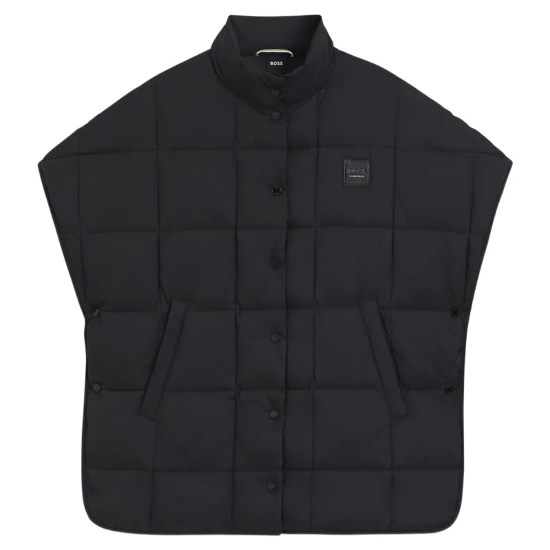 BOSS Equestrian Demi Women's Puffer Cape - Black-2