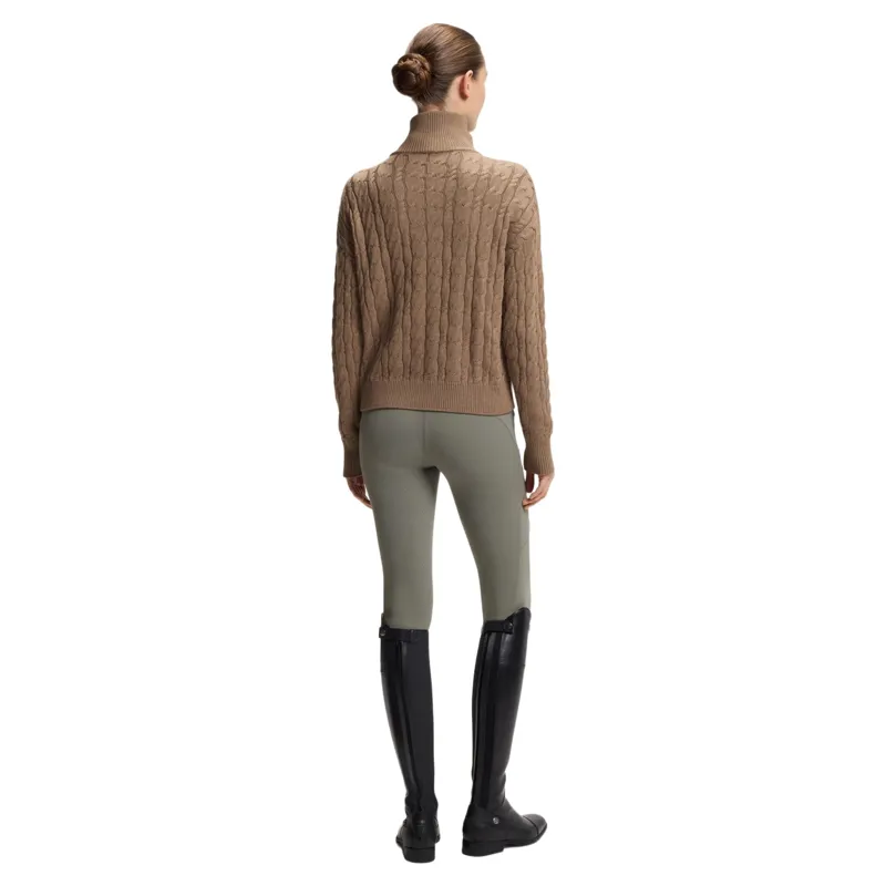 BOSS Equestrian Ella Womens 1/4 Zip Pullover - Walnut-6