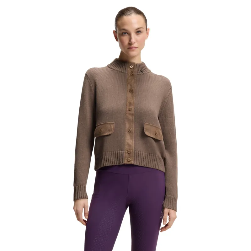 BOSS Equestrian Elony Women's Knitwear Cardigan - Walnut