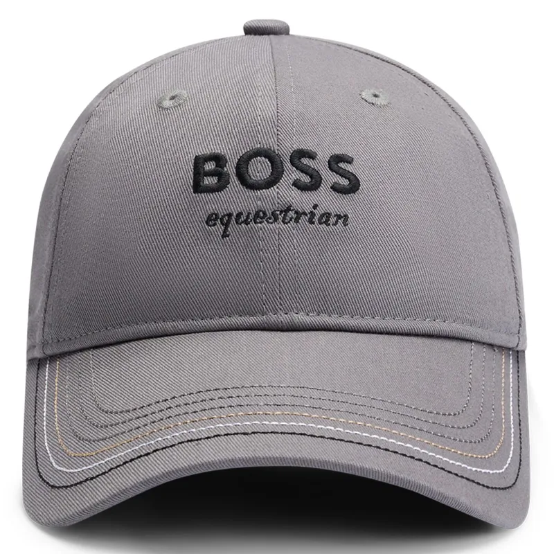BOSS Equestrian Unisex Embroidered Cap - Gray