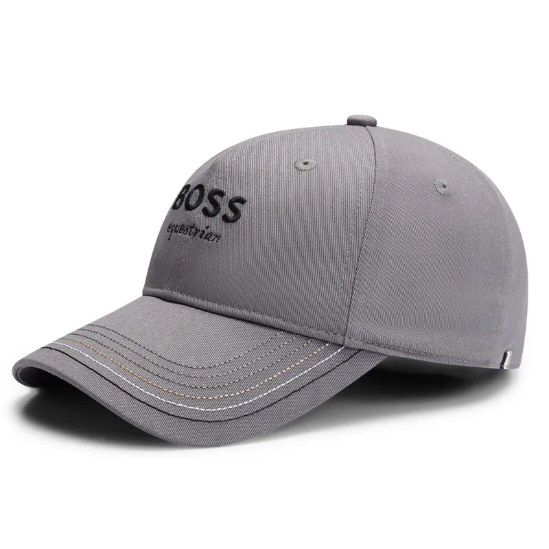 BOSS Equestrian Unisex Embroidered Cap - Gray-1