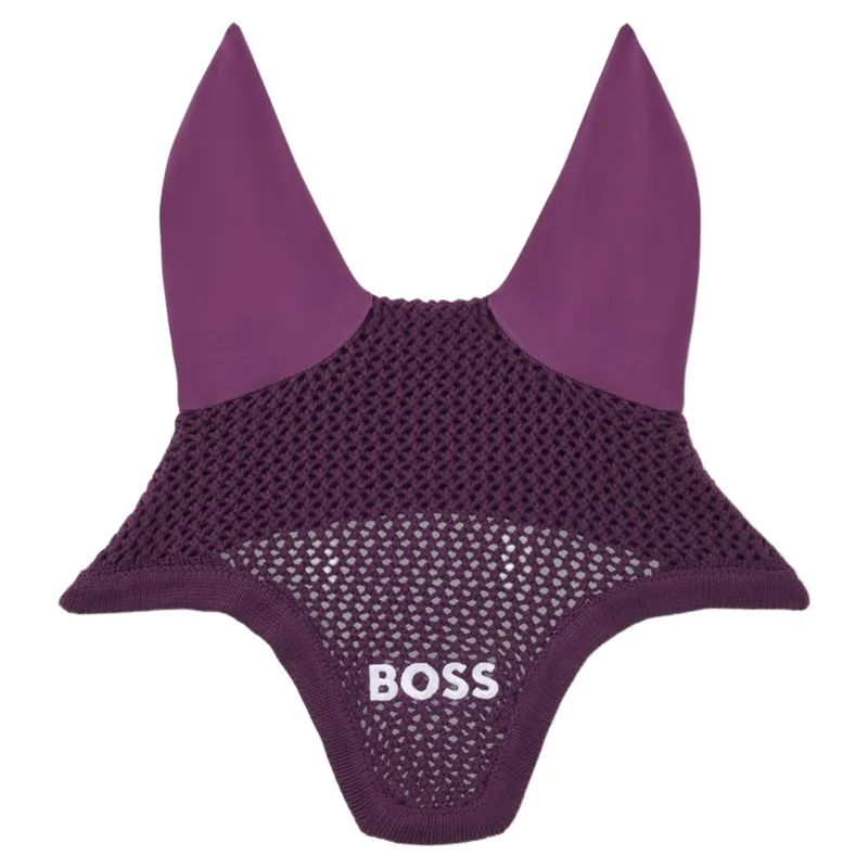 BOSS Equestrian Chicago Fly Bonnet - Deep Purple