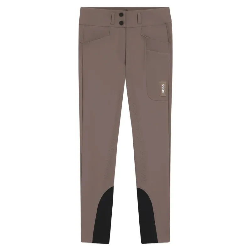 BOSS Equestrian Hailey Full Grip Women's Breeches - Dark Pumice-1