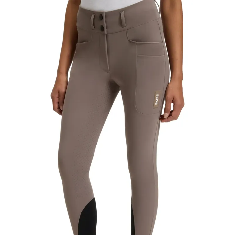 BOSS Equestrian Hailey Full Grip Women's Breeches - Dark Pumice-2