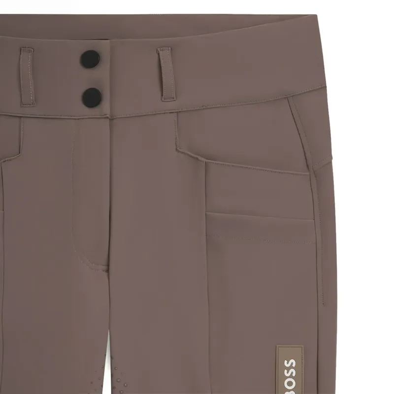 BOSS Equestrian Hailey Full Grip Women's Breeches - Dark Pumice-5