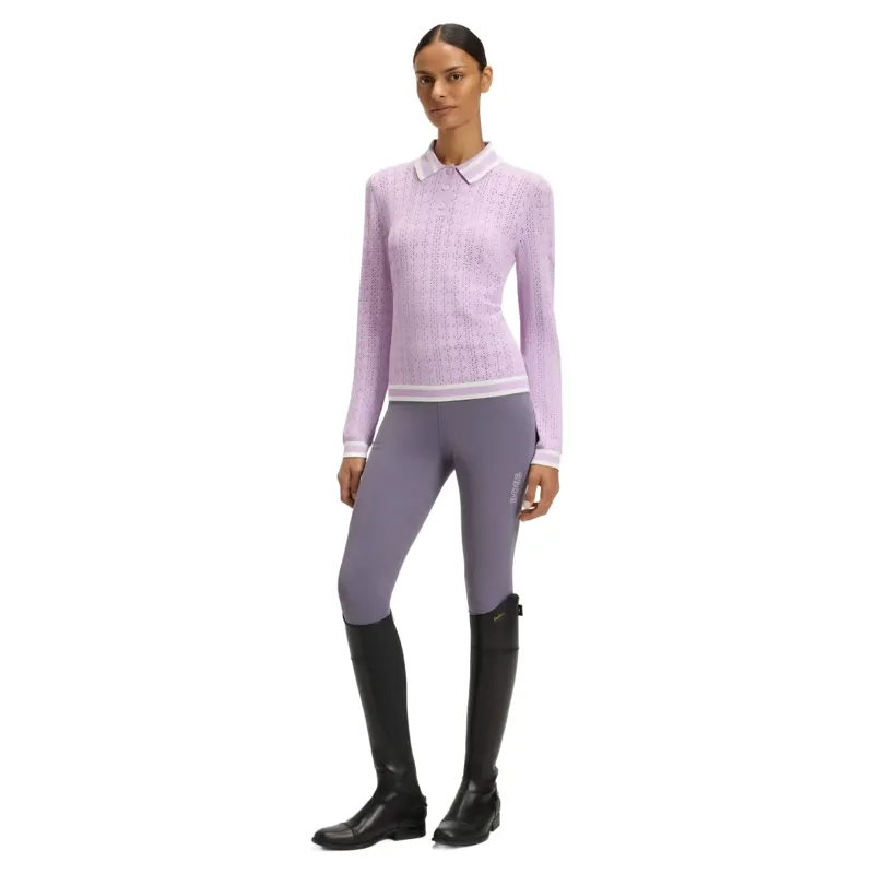 BOSS Equestrian Harriett Full Grip Women's Riding Tights - Shark-3