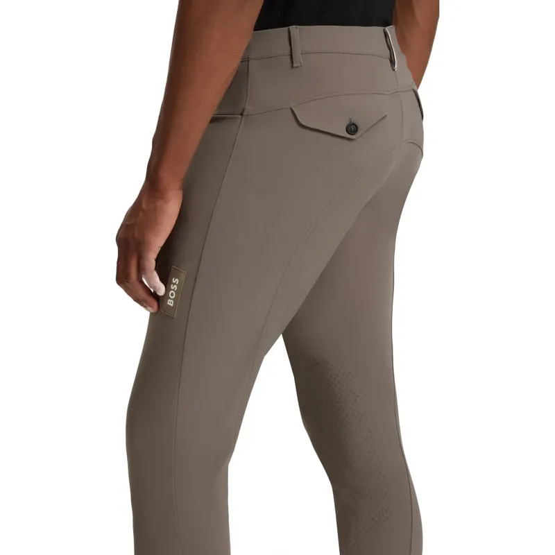 BOSS Equestrian James Knee Grip Men's Breeches - Dark Pumice-2