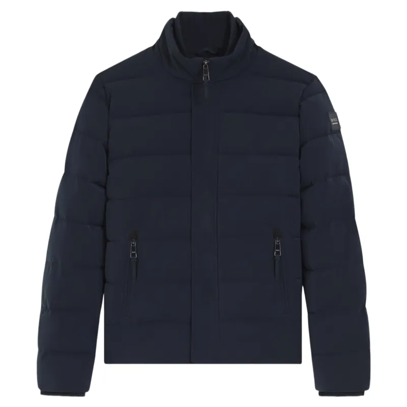 BOSS Equestrian Jamie Men's Quilted Puffer Jacket - Sky Captain-1