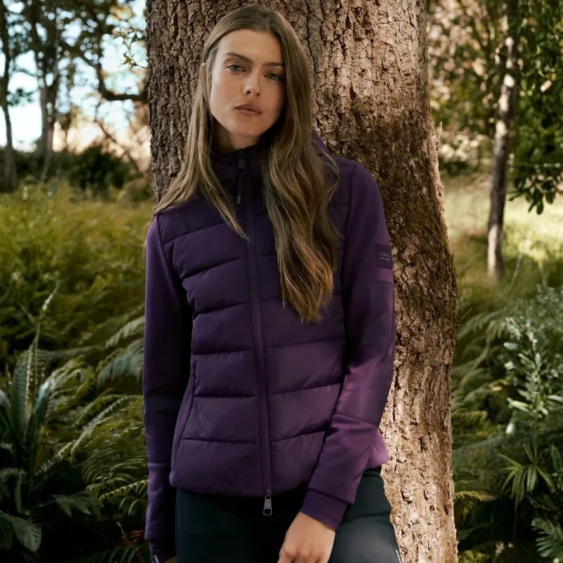 BOSS Equestrian Jessy Women's Hybrid Puffer Jacket - Deep Purple-1