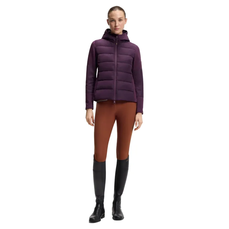 BOSS Equestrian Jessy Women's Hybrid Puffer Jacket - Deep Purple-3