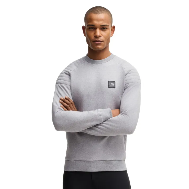 BOSS Equestrian Lex Men's Sweater - Grey Melange