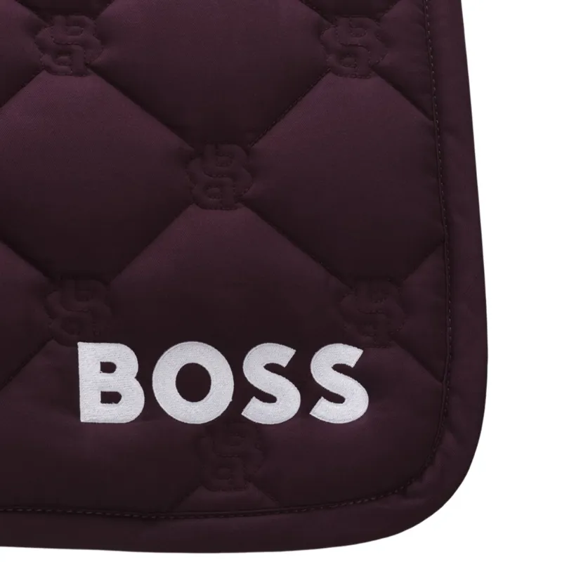 BOSS Equestrian Long Island Dressage Saddle Pad - Deep Purple-1