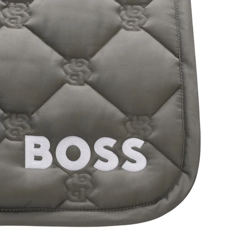 BOSS Equestrian Long Island Dressage Saddle Pad - Tea Leaf-1