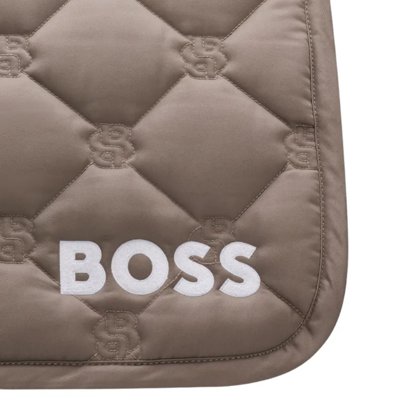 BOSS Equestrian Long Island Dressage Saddle Pad - Walnut-1