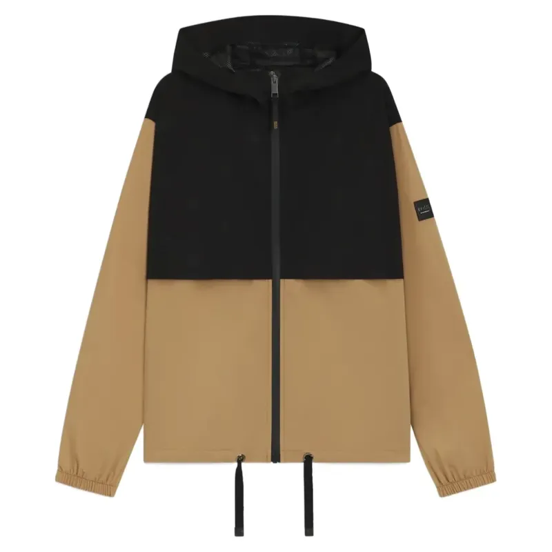 BOSS Equestrian Louise Women's Waterproof Rain Jacket - Black/Camel-1