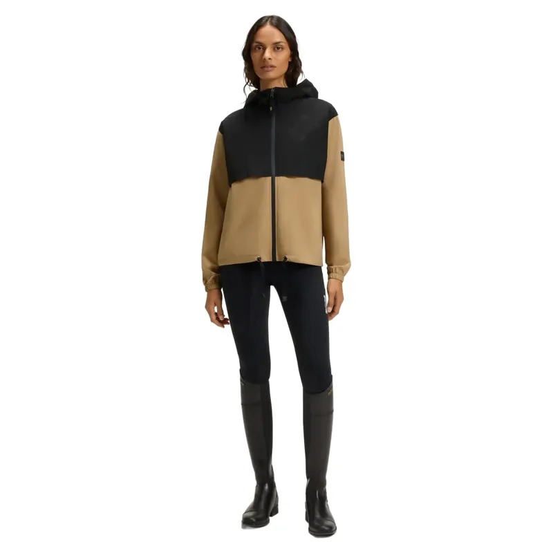 BOSS Equestrian Louise Women's Waterproof Rain Jacket - Black/Camel-2