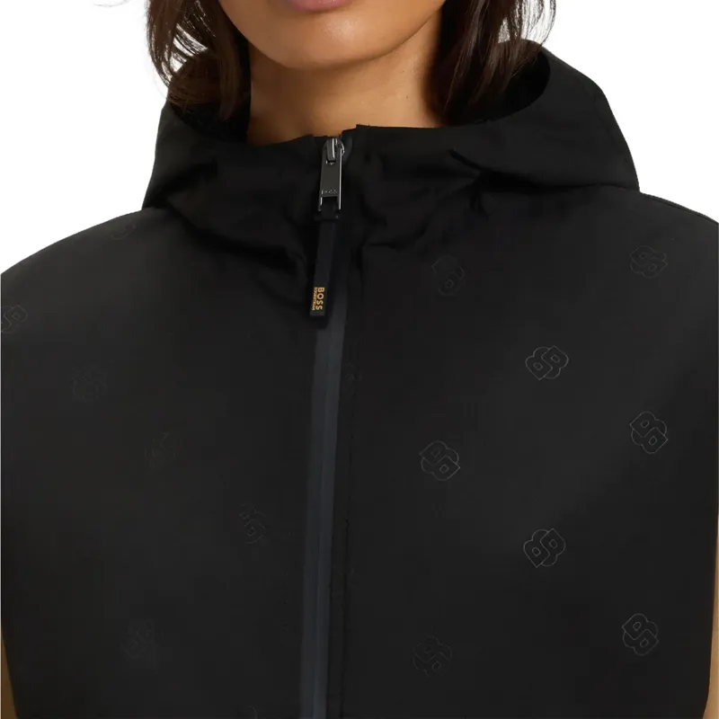 BOSS Equestrian Louise Women's Waterproof Rain Jacket - Black/Camel-5