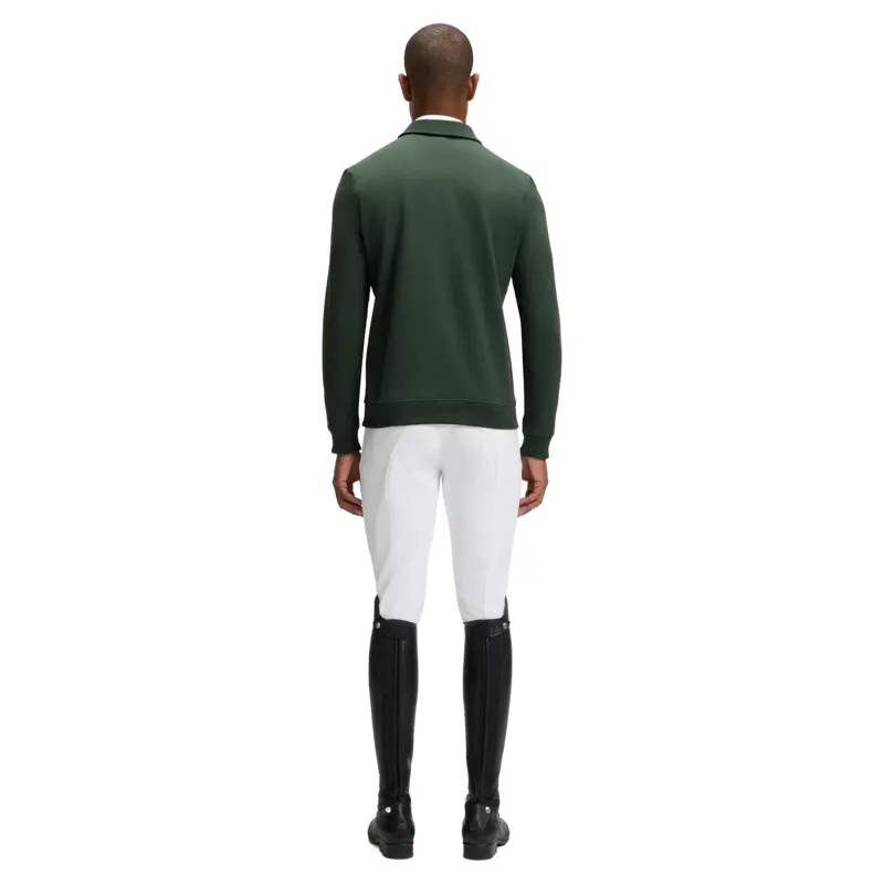 BOSS Equestrian Luis Men's Polo Sweatshirt - Pine Grove-3