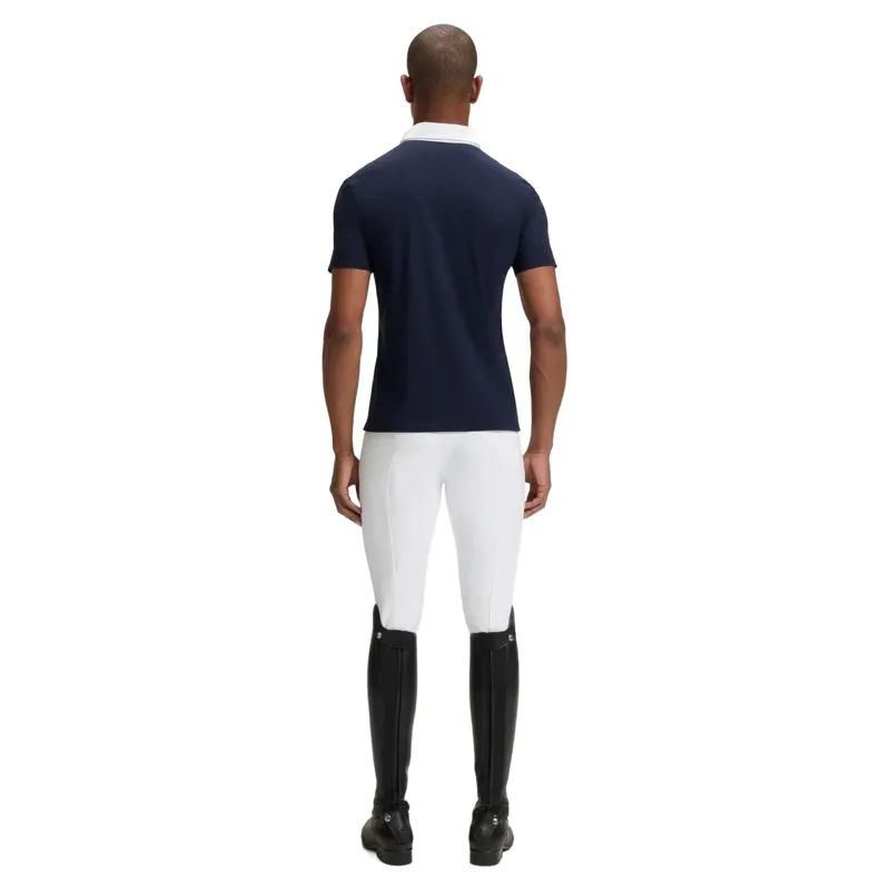 BOSS Equestrian Marty Honeycomb Men's Show Shirt - Sky Captain-3