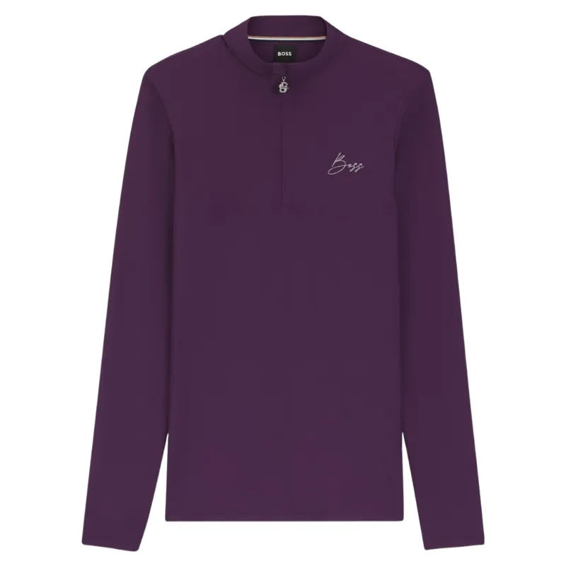 BOSS Equestrian Minou Women's Training Shirt - Deep Purple-1