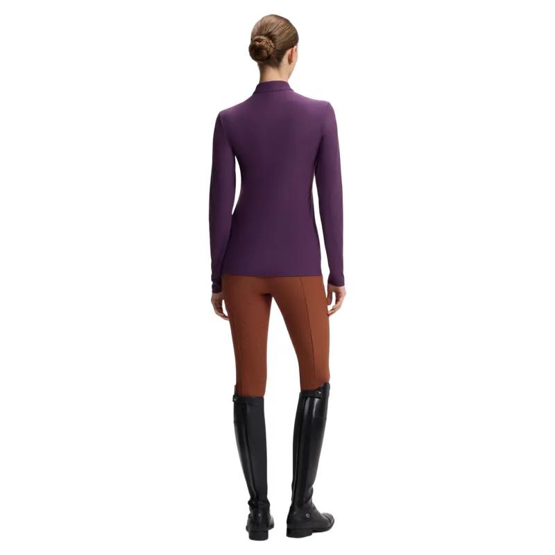 BOSS Equestrian Minou Women's Training Shirt - Deep Purple-4